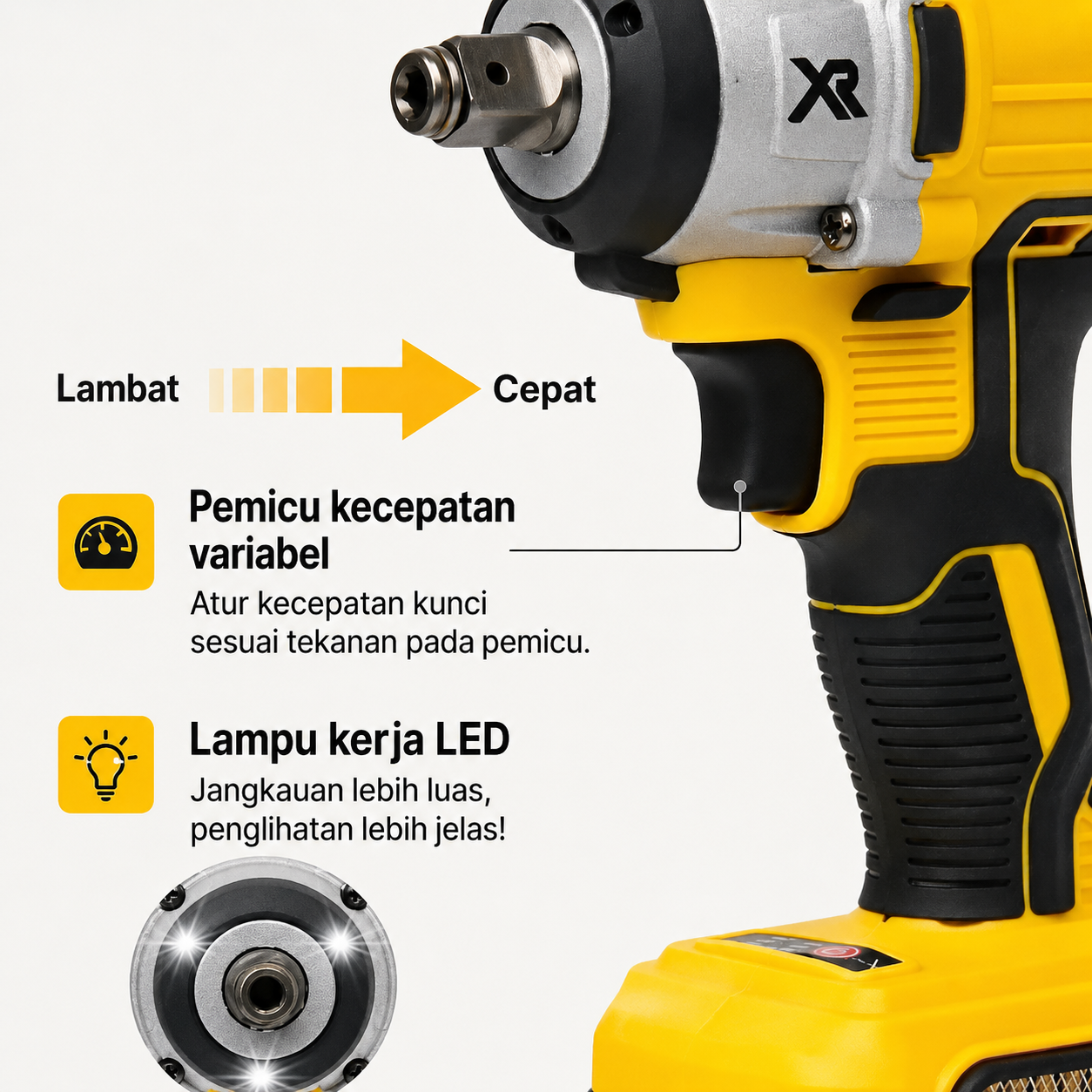 Detail DWE Impact Wrench 700N 4