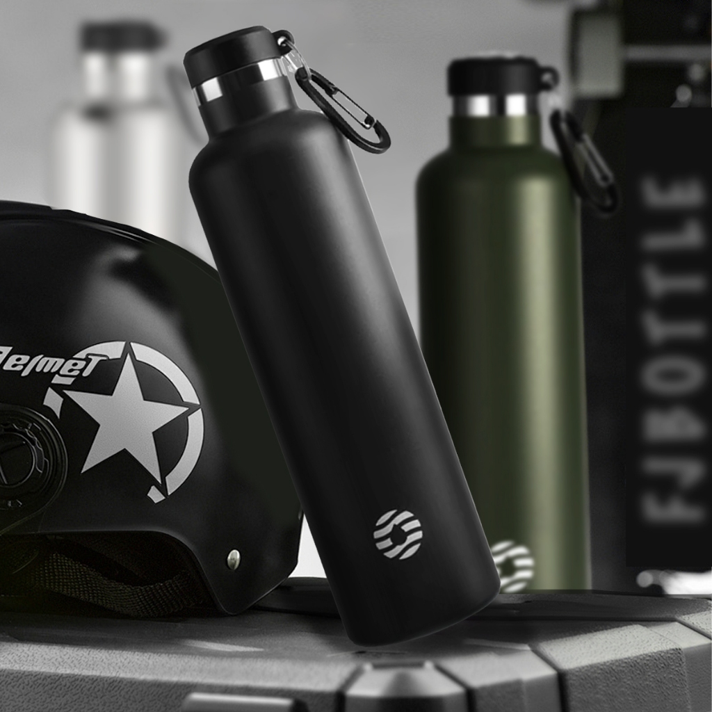 FJbottle SR2101 Black untuk aktivitas luar ruangan